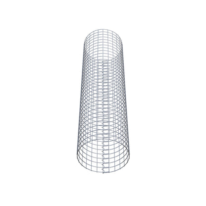 Colonne de gabion ronde 42 cm de diamètre, 160 cm de hauteur, maille 5 cm x 5 cm