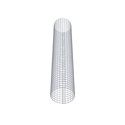 Gabionpelare rund 42 cm diameter, 230 cm höjd, maskstorlek 5 cm x 5 cm