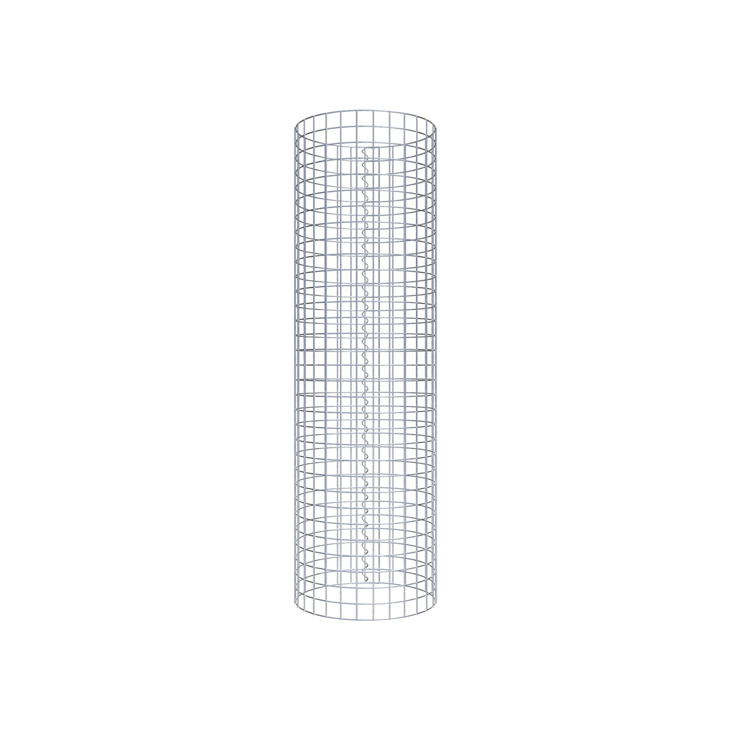 Columna de gaviones redonda 47 cm de diámetro, 160 cm de altura, malla 5 cm x 5 cm
