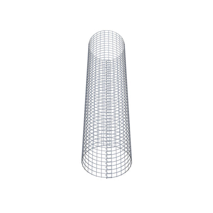 Gabionensäule rund 47 cm Durchmesser, 200 cm Höhe, Maschenweite 5 cm x 5 cm