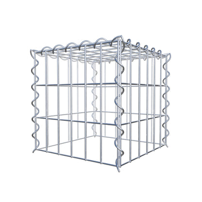 Grown-on gabion type 3 30 cm x 30 cm x 30 cm (L x H x D), mesh size 5 cm x 10 cm, spiral