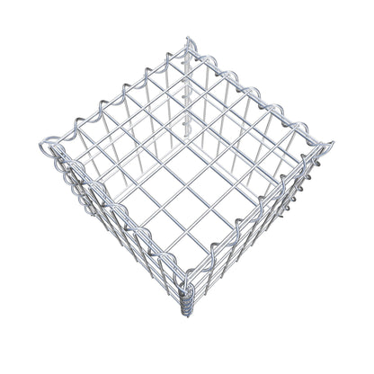 Grown-on gabion type 3 30 cm x 30 cm x 30 cm (L x H x D), mesh size 5 cm x 10 cm, spiral