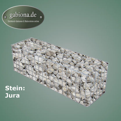 Gavión galvanizado en caliente 102 cm x 32 cm x 32 cm, malla 5 cm x 5 cm, totalmente soldado