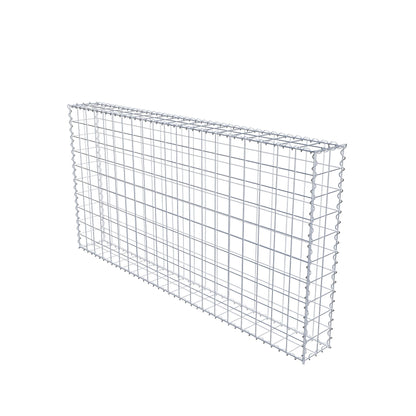 Gabion 200 cm x 100 cm x 20 cm (L x H x P), mailles 10 cm x 10 cm, spirale