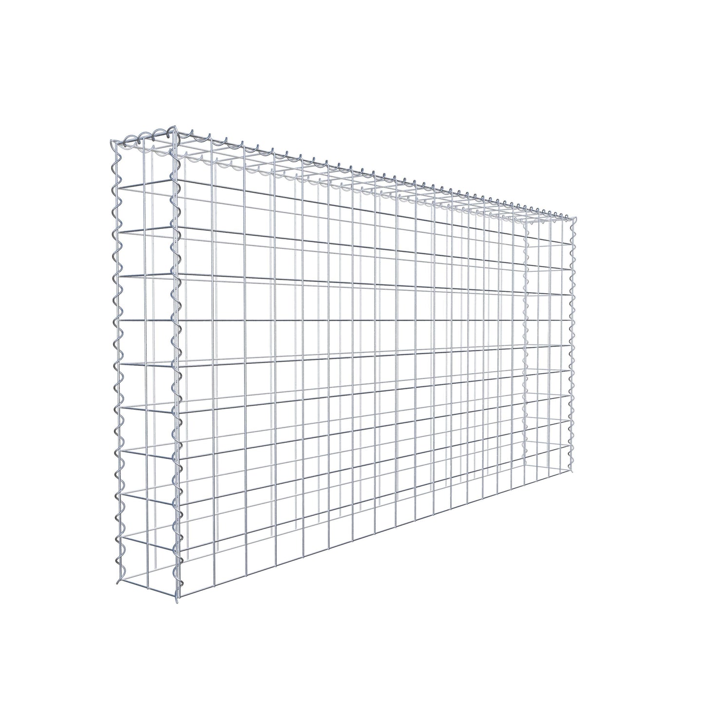 Extra gabion typ 3 200 cm x 100 cm x 20 cm (L x H x D), maskstorlek 10 cm x 10 cm, spiral