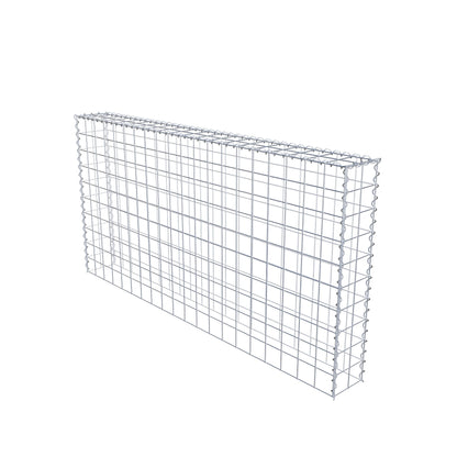 Extra gabion typ 3 200 cm x 100 cm x 20 cm (L x H x D), maskstorlek 10 cm x 10 cm, spiral