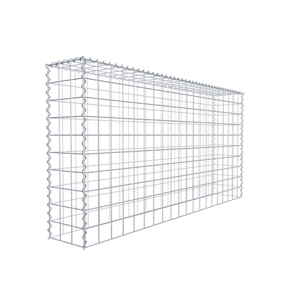 Grown-on gabion type 3 200 cm x 100 cm x 30 cm (L x H x D), mesh size 10 cm x 10 cm, spiral
