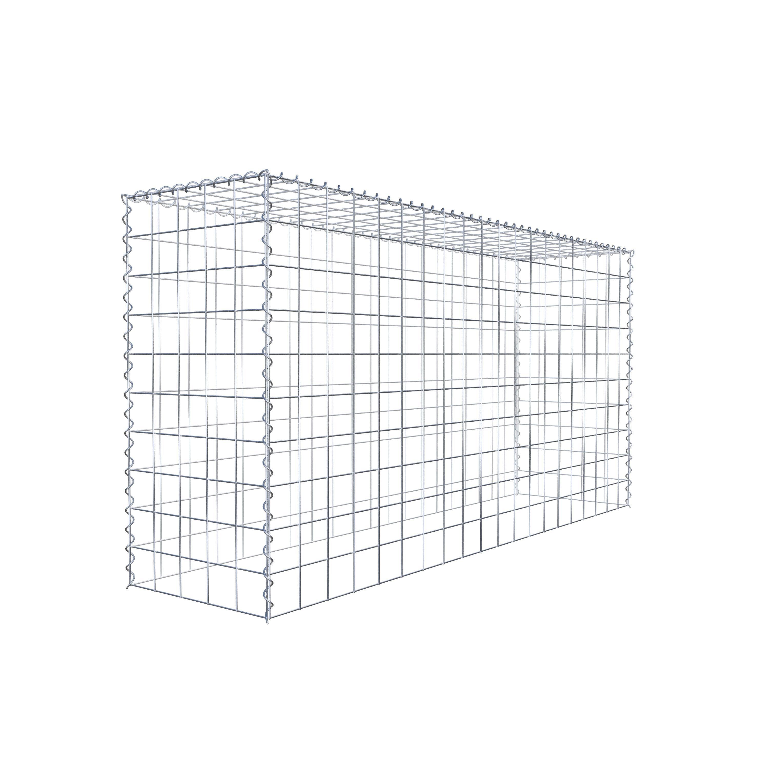 Add-on schanskorf type 3 200 cm x 100 cm x 50 cm (L x H x D), maaswijdte 10 cm x 10 cm, spiraal