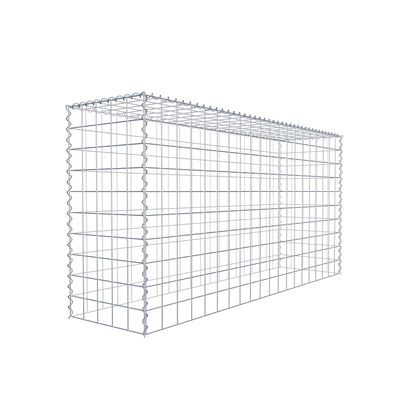 Extra gabion typ 3 200 cm x 100 cm x 50 cm (L x H x D), maskstorlek 10 cm x 10 cm, spiral