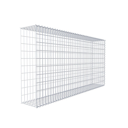 Gabion rapporté type 2 200 cm x 100 cm x 30 cm (L x H x P), mailles 5 cm x 10 cm, spirale