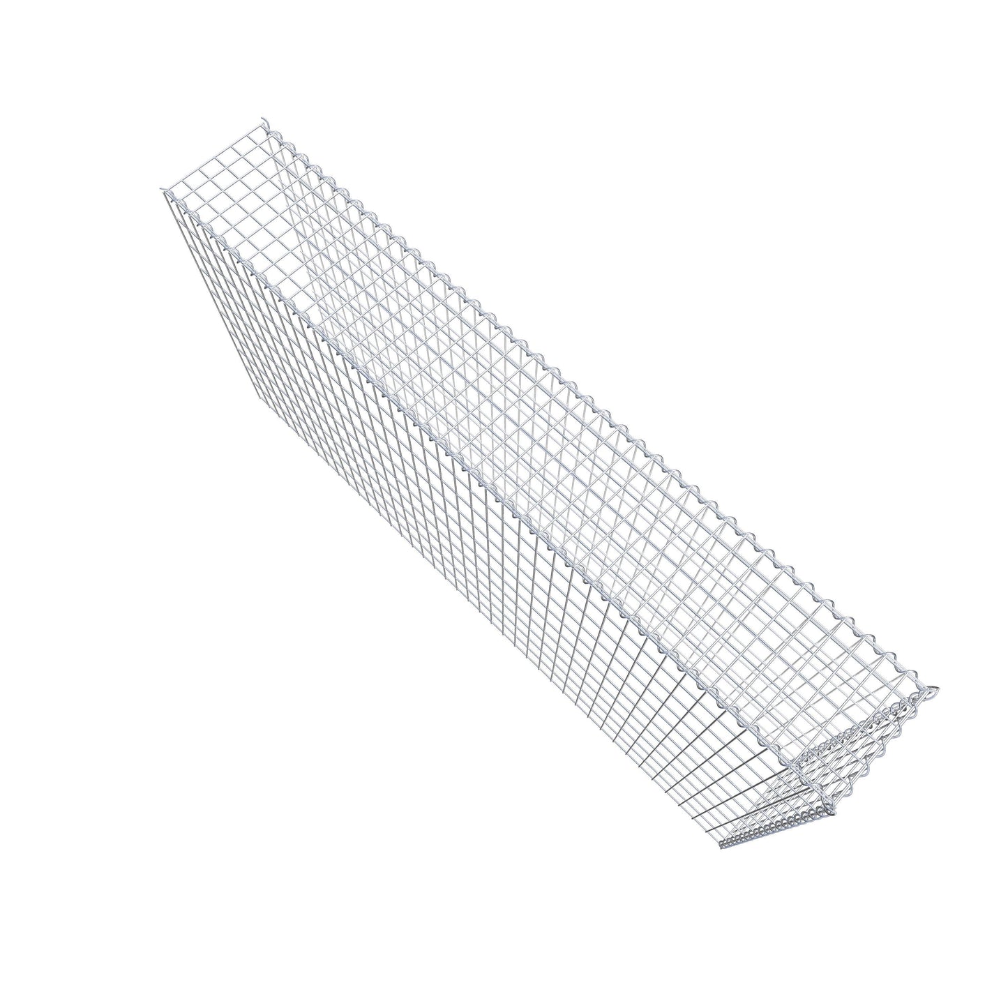 Add-on schanskorf type 4 200 cm x 100 cm x 30 cm (L x H x D), maaswijdte 5 cm x 10 cm, spiraalvormig