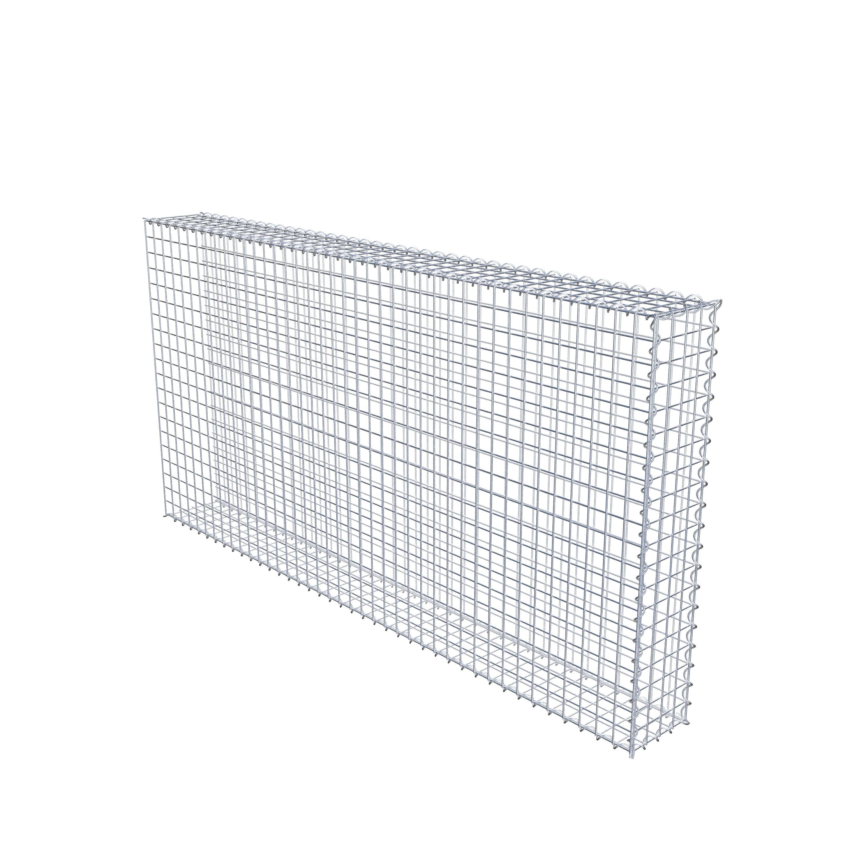 Grown-on gabion type 2 200 cm x 100 cm x 20 cm (L x H x D), mesh size 5 cm x 5 cm, spiral