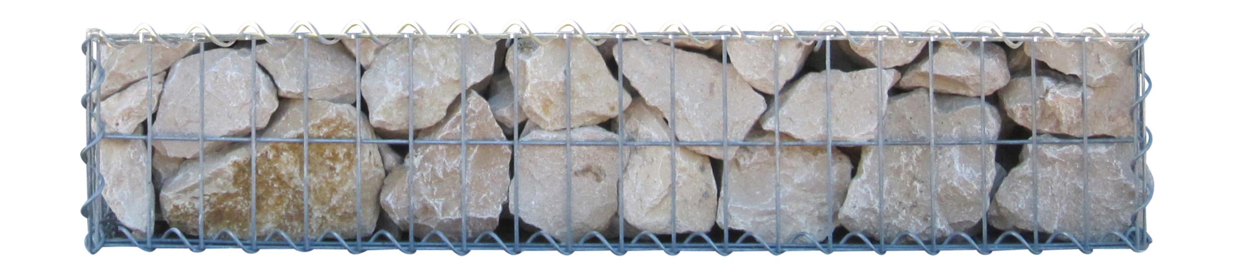 Gabion 100 cm x 20 cm x 30 cm (L x H x D), mesh size 5 cm x 10 cm, spiral