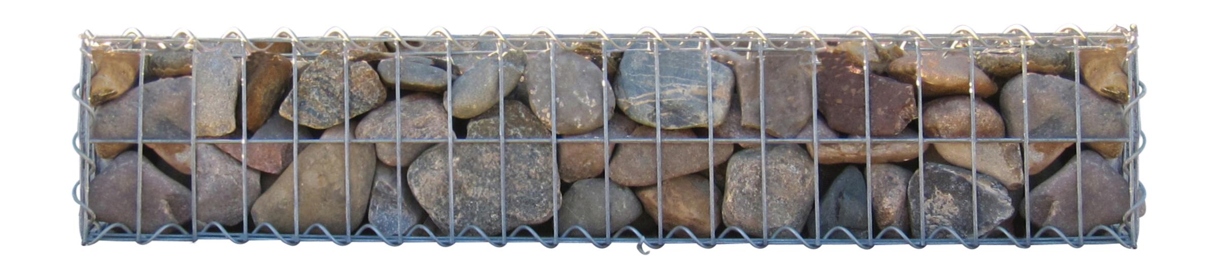 Gabion 100 cm x 20 cm x 30 cm (L x H x D), mesh size 5 cm x 10 cm, spiral