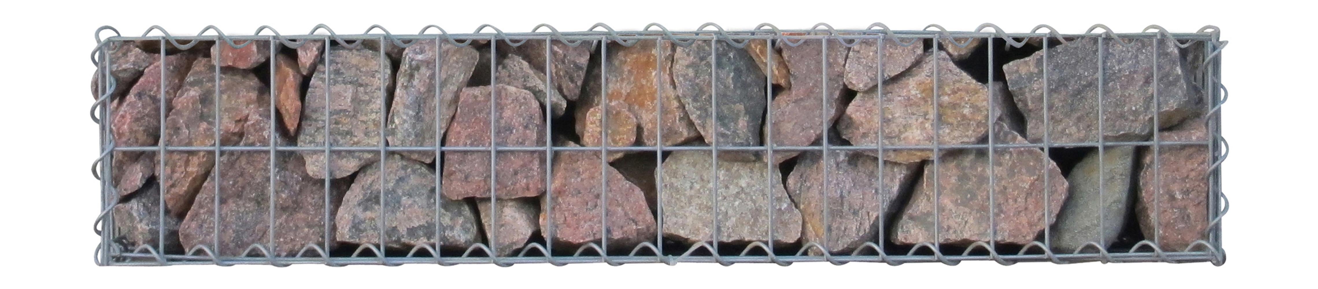 Gabion 100 cm x 20 cm x 30 cm (L x H x D), mesh size 5 cm x 10 cm, spiral