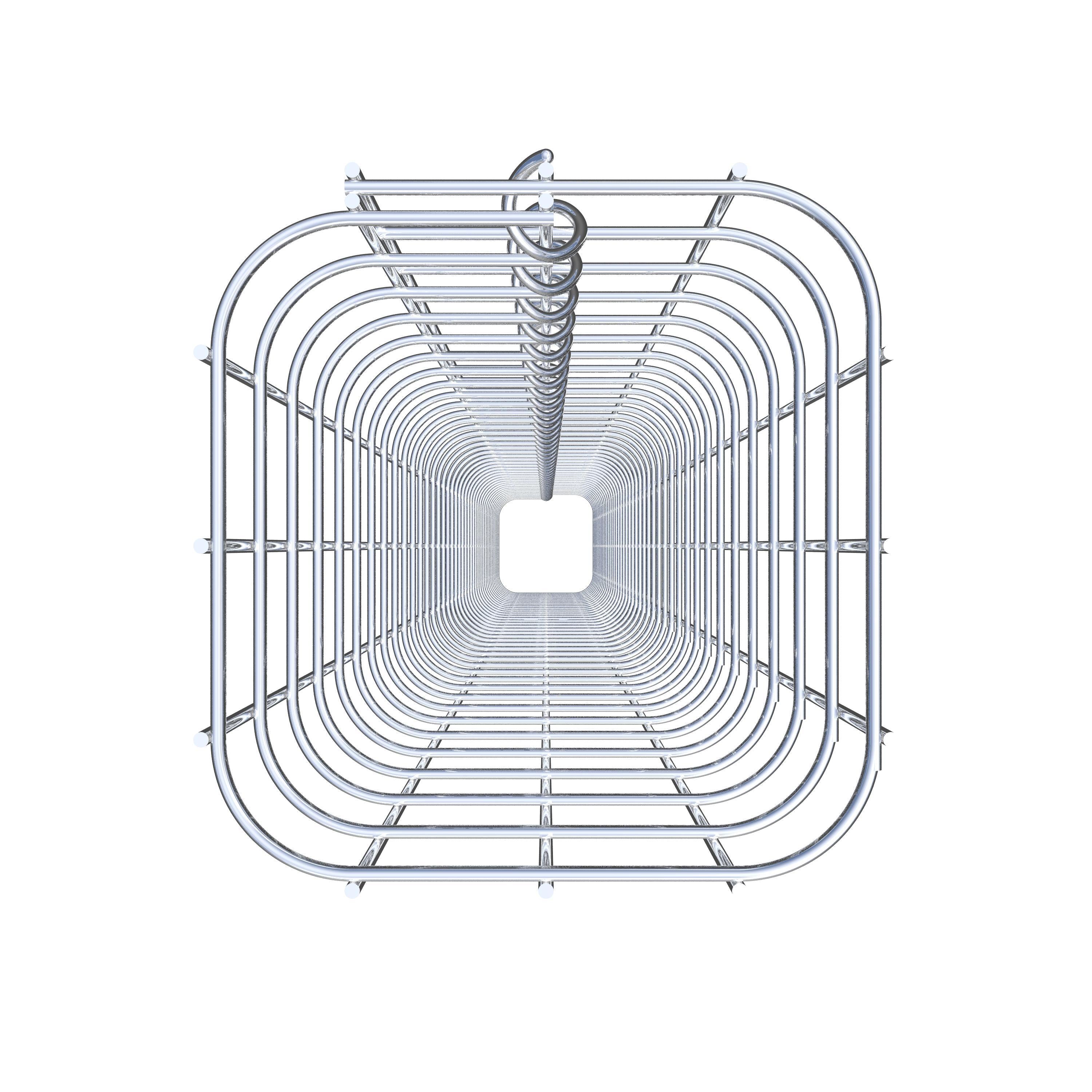 Gabionensäule eckig feuerverzinkt, 17 cm x 17 cm, 200 cm Höhe, MW 5 cm x 5 cm