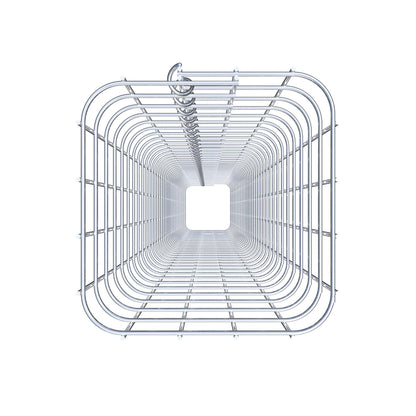 Gabionensäule eckig feuerverzinkt, 22 cm x 22 cm, 200 cm Höhe, MW 5 cm x 5 cm