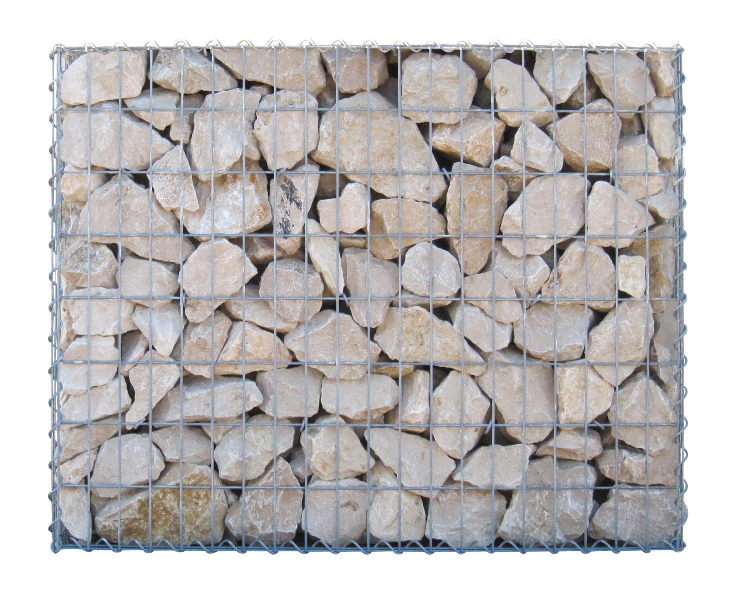 Gabion 100 cm x 80 cm x 30 cm (L x H x D), mesh size 5 cm x 10 cm, spiral