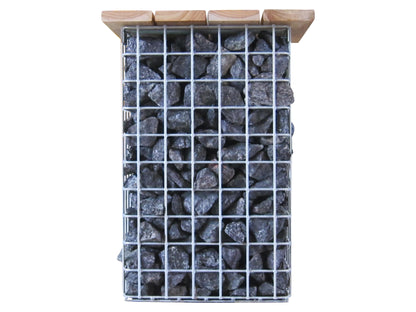 Taburete galvanizado en caliente MW 5 x 5 cm, TEAK