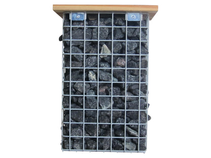 Taburete galvanizado en caliente MW 5 x 5 cm, TEAK