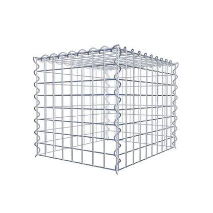 Opvokset gabion type 3 50 cm x 40 cm x 40 cm (L x H x D), maskestørrelse 5 cm x 5 cm, spiral