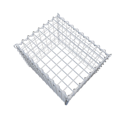 Opvokset gabion type 3 50 cm x 40 cm x 40 cm (L x H x D), maskestørrelse 5 cm x 5 cm, spiral