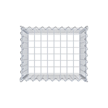 Opvokset gabion type 3 50 cm x 40 cm x 40 cm (L x H x D), maskestørrelse 5 cm x 5 cm, spiral