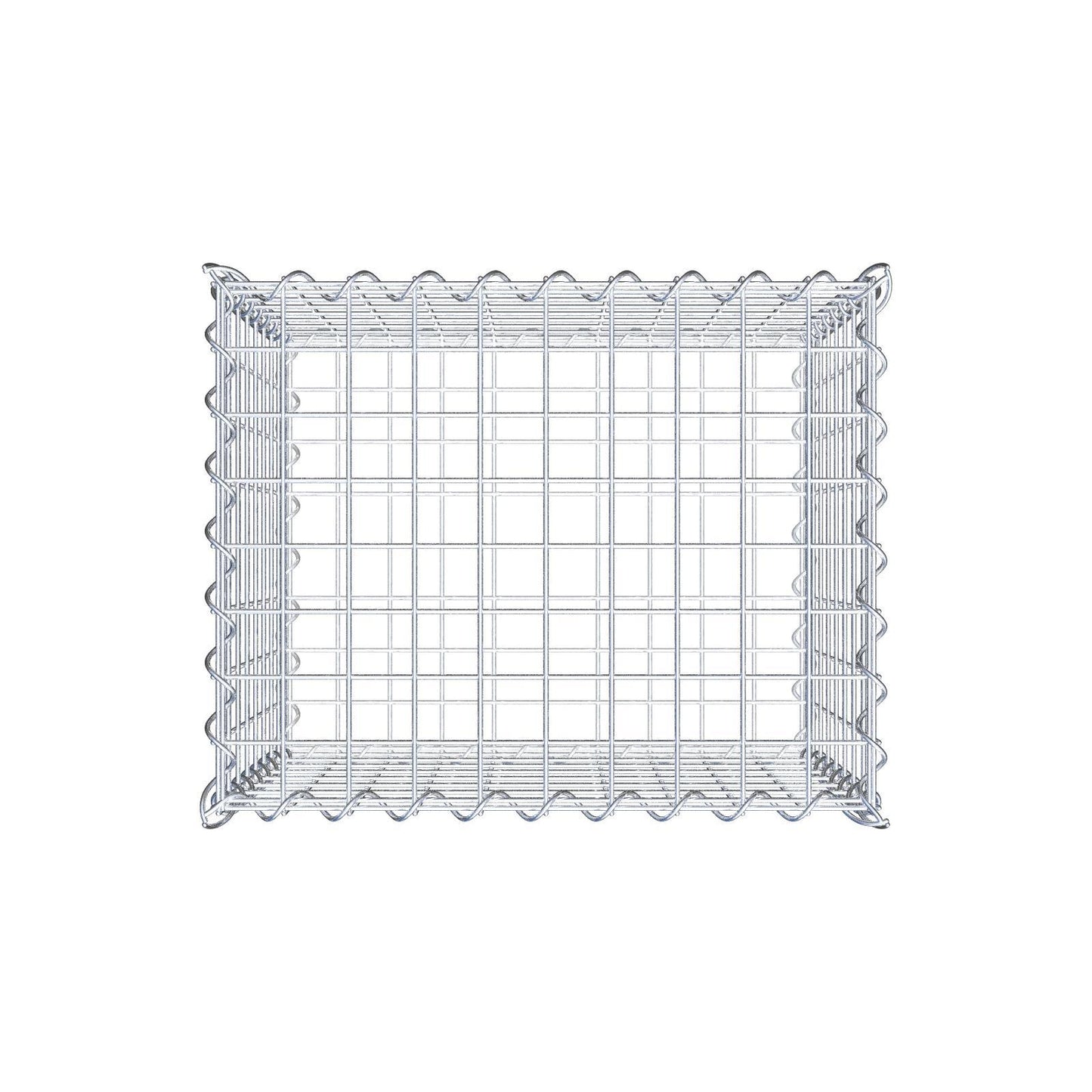 Gavión 50 cm x 40 cm x 40 cm (L x A x P), luz de malla 5 cm x 5 cm, en espiral