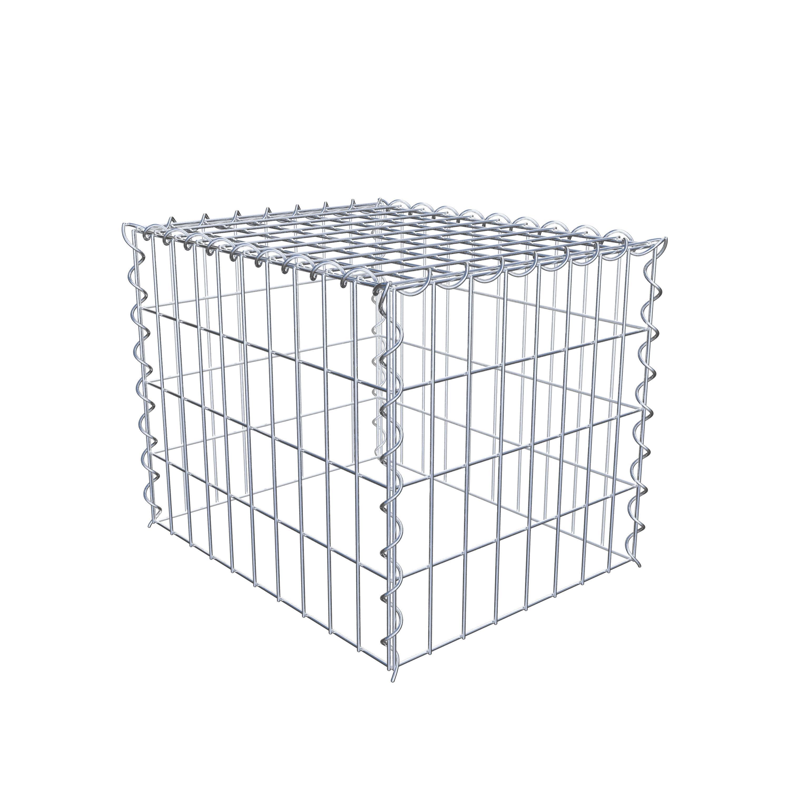 Extra gabion typ 3 50 cm x 40 cm x 40 cm (L x H x D), maskstorlek 5 cm x 10 cm, spiral