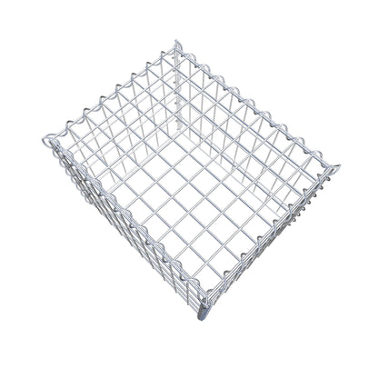 Gabion rapporté type 3 50 cm x 40 cm x 40 cm (L x H x P), mailles 5 cm x 10 cm, spirale