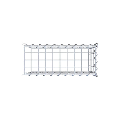 Anbaugabione Typ 4 50 cm x 40 cm x 20 cm (L x H x T), Maschenweite 5 cm x 10 cm, Spirale