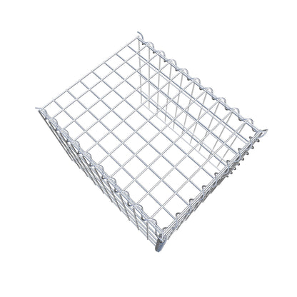 Opvokset gabion type 4 50 cm x 40 cm x 40 cm (L x H x D), maskestørrelse 5 cm x 10 cm, spiral