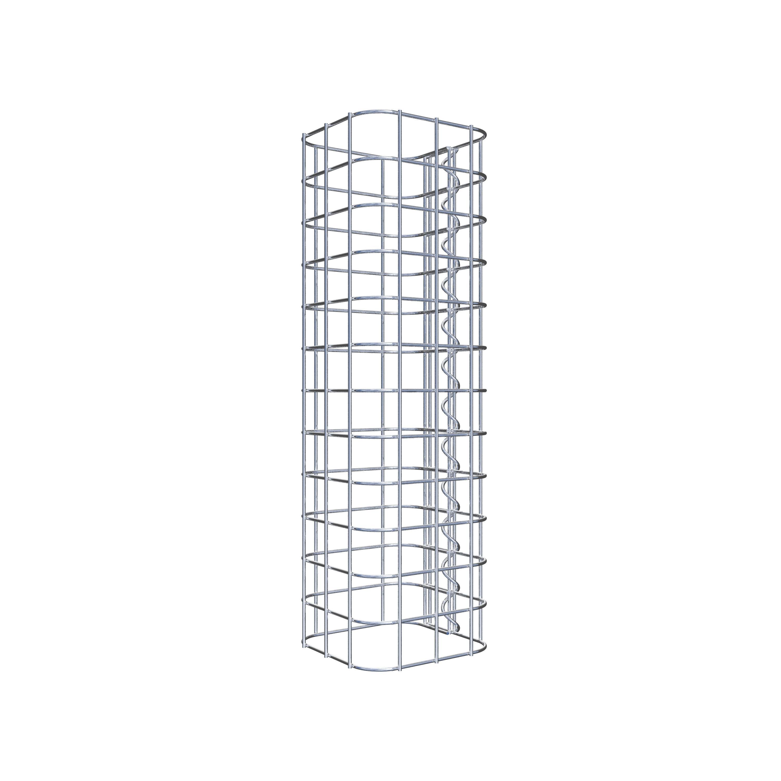 Gabion column 17 x 17 cm, MW 5 x 5 cm square