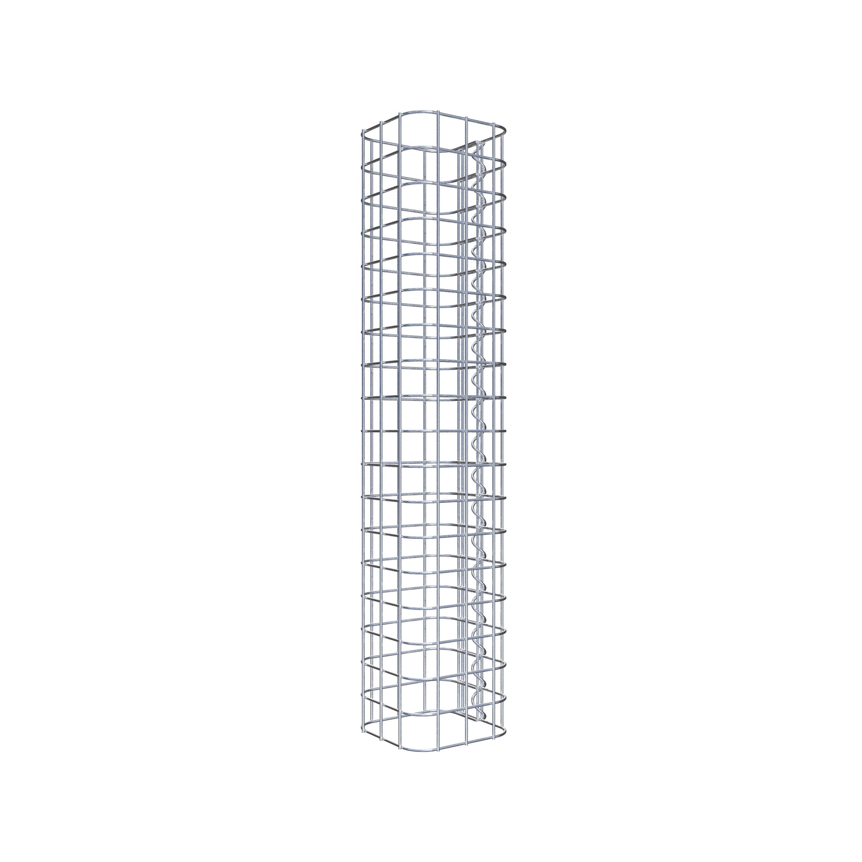 Gabion column 17 x 17 cm, MW 5 x 5 cm square