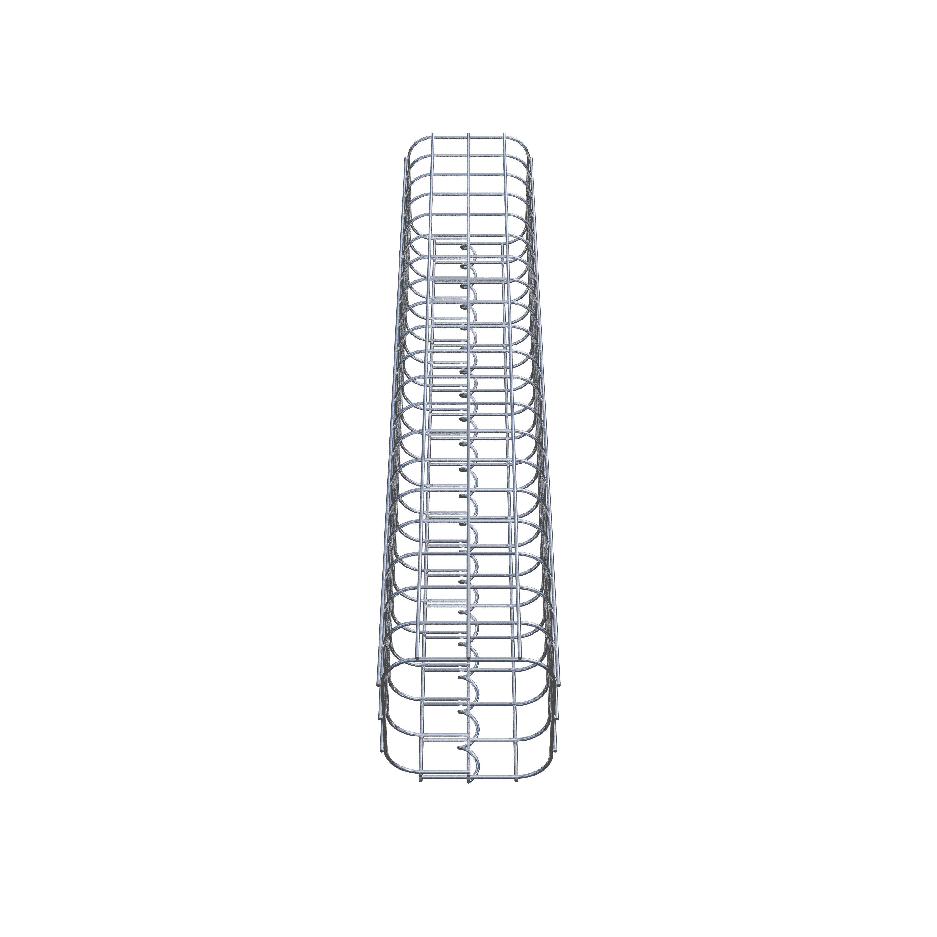 Gabion column 17 x 17 cm, MW 5 x 5 cm square