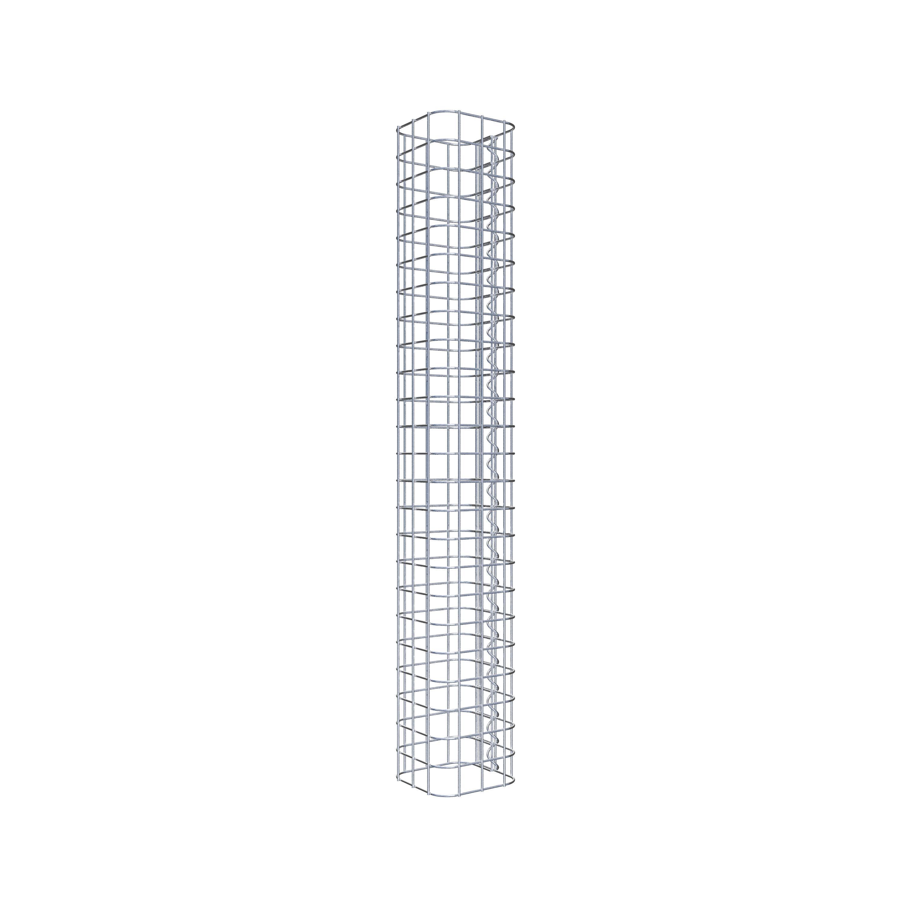 Gabion column 17 x 17 cm, MW 5 x 5 cm square