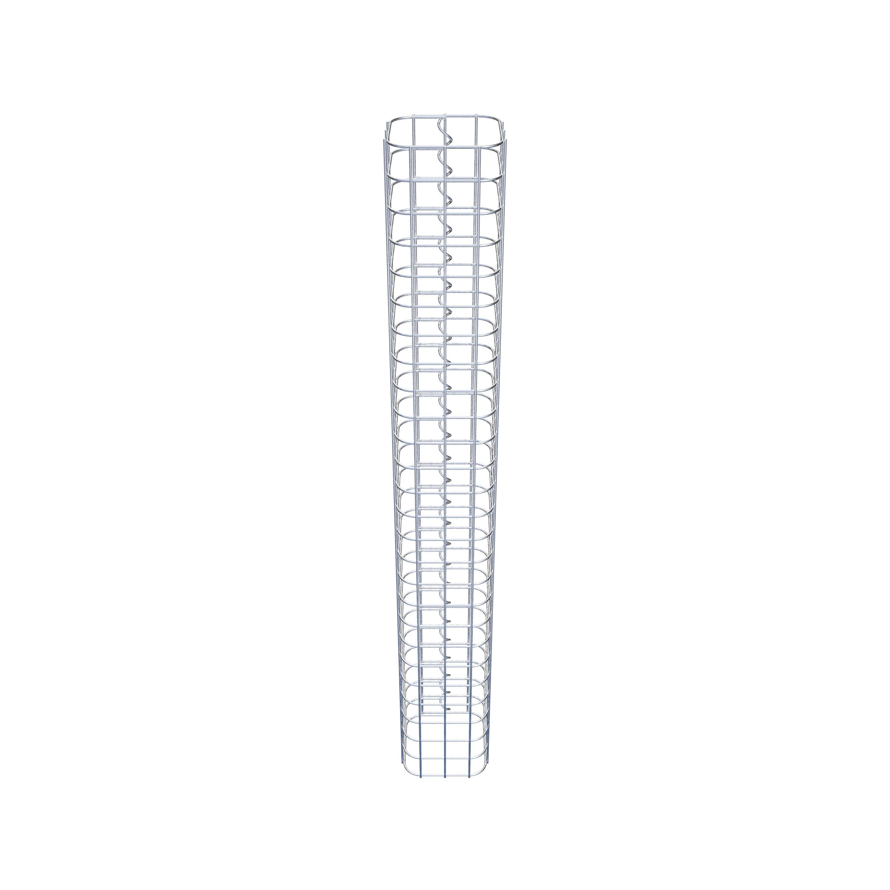 Gabion column 17 x 17 cm, MW 5 x 5 cm square