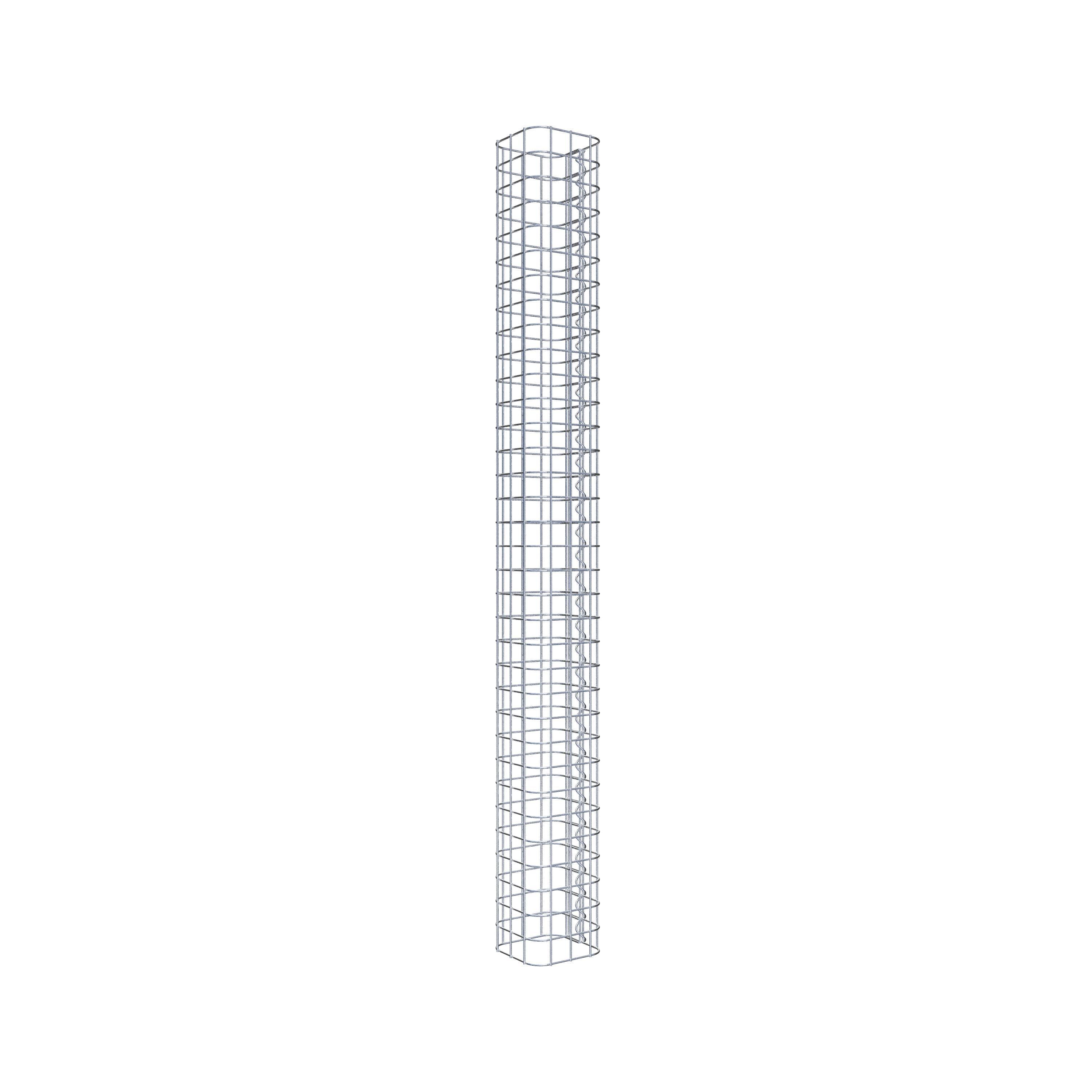 Gabion column 17 x 17 cm, MW 5 x 5 cm square