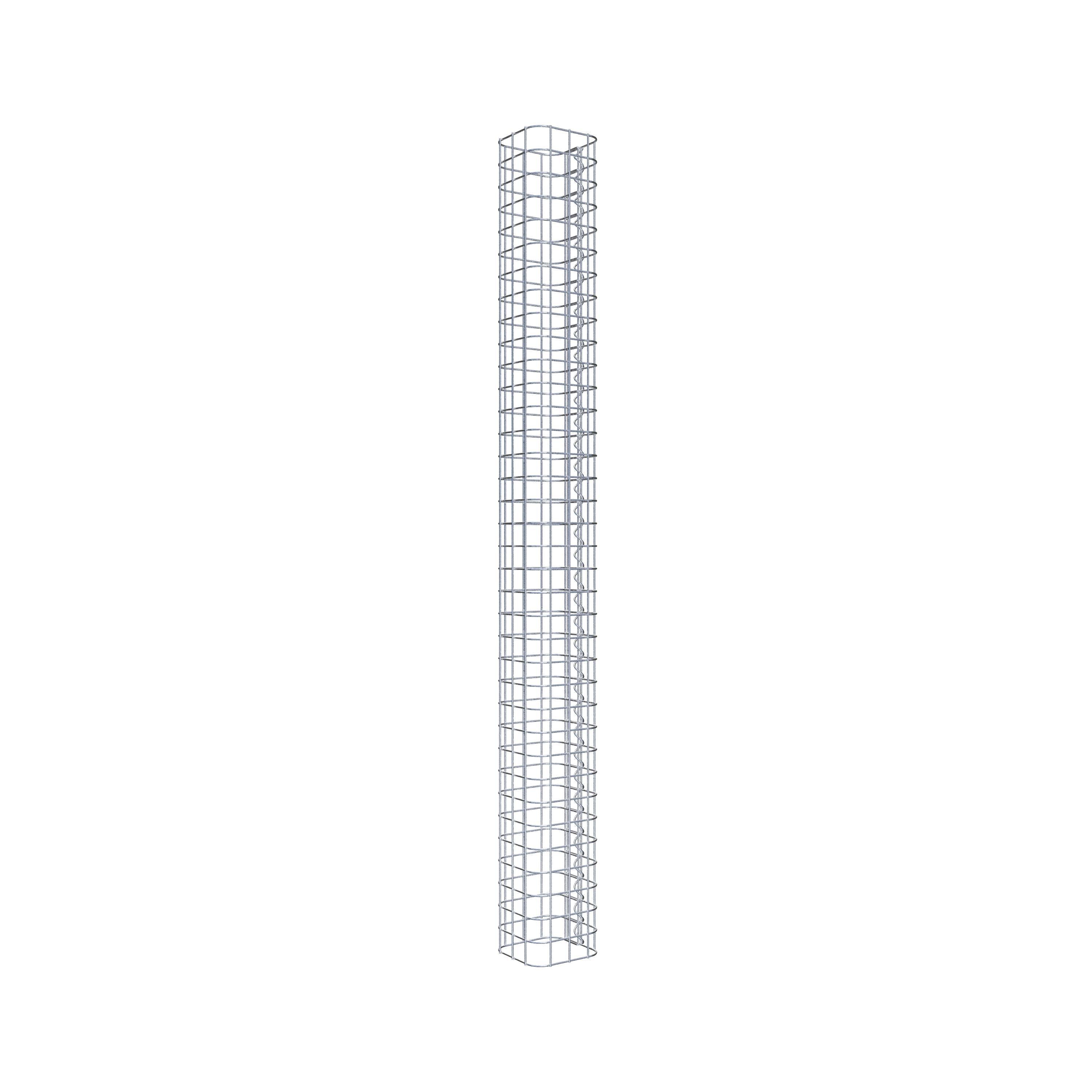 Gabion column 17 x 17 cm, MW 5 x 5 cm square