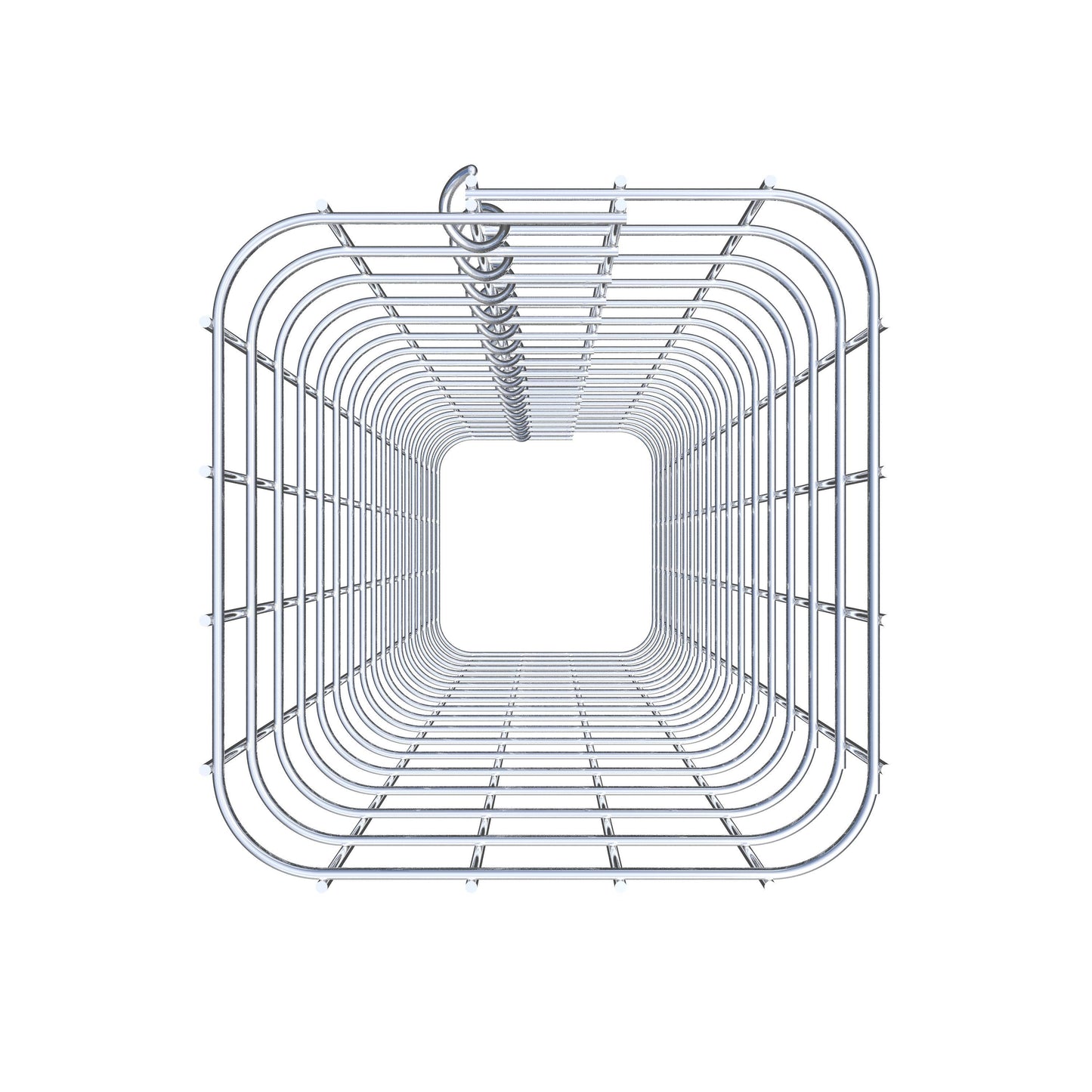 Colonna di gabbioni 22 x 22 cm MW 5 x 5 cm quadrato