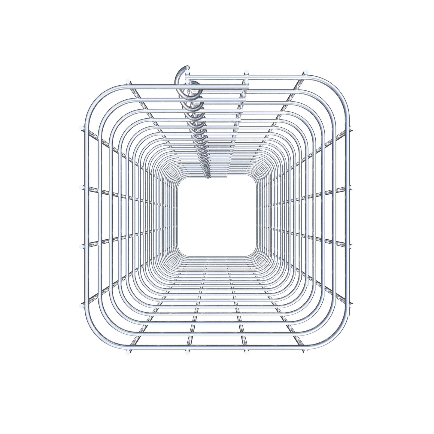 Colonna di gabbioni 22 x 22 cm MW 5 x 5 cm quadrato