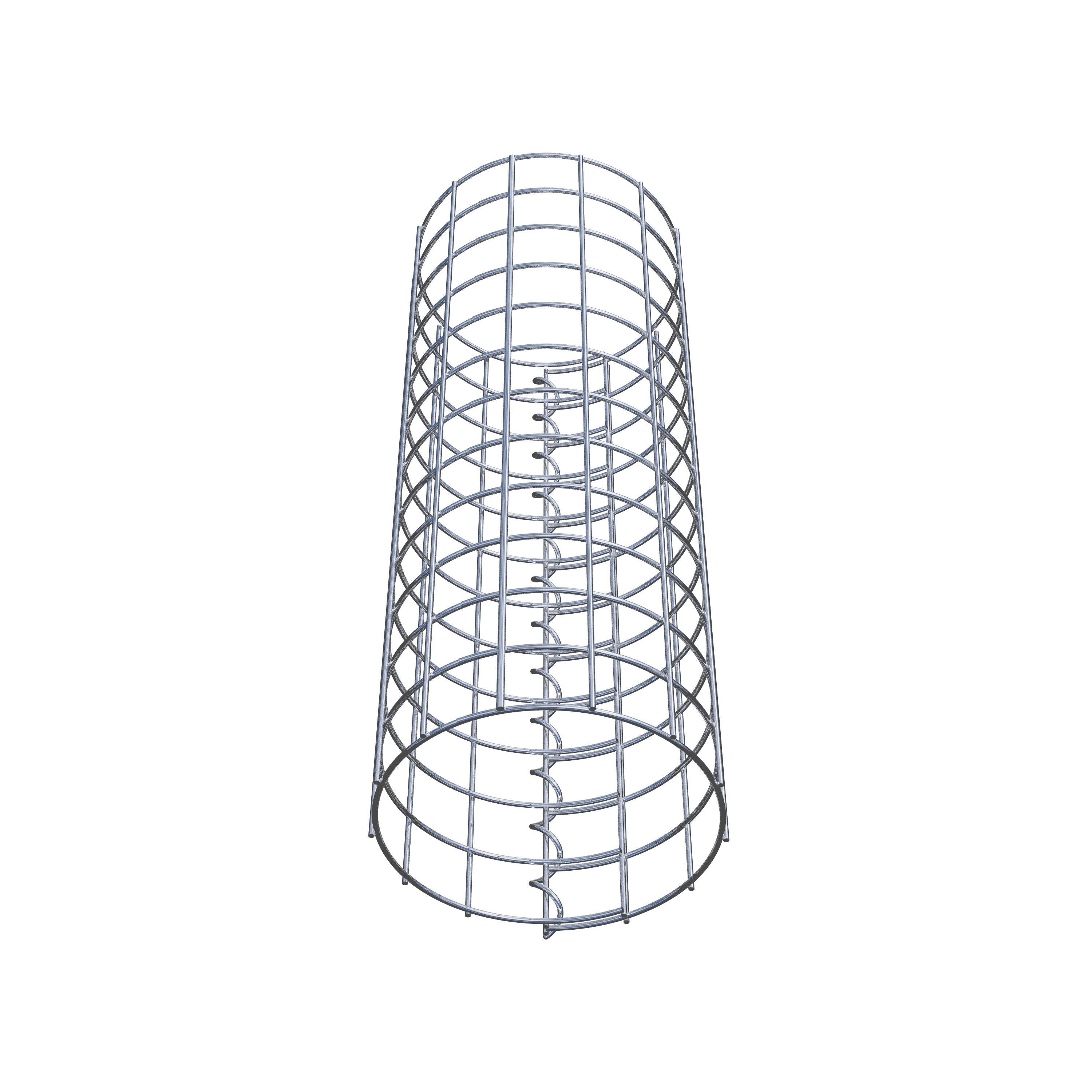 Gabionsøjle diameter 22 cm MW 5 x 5 cm rund