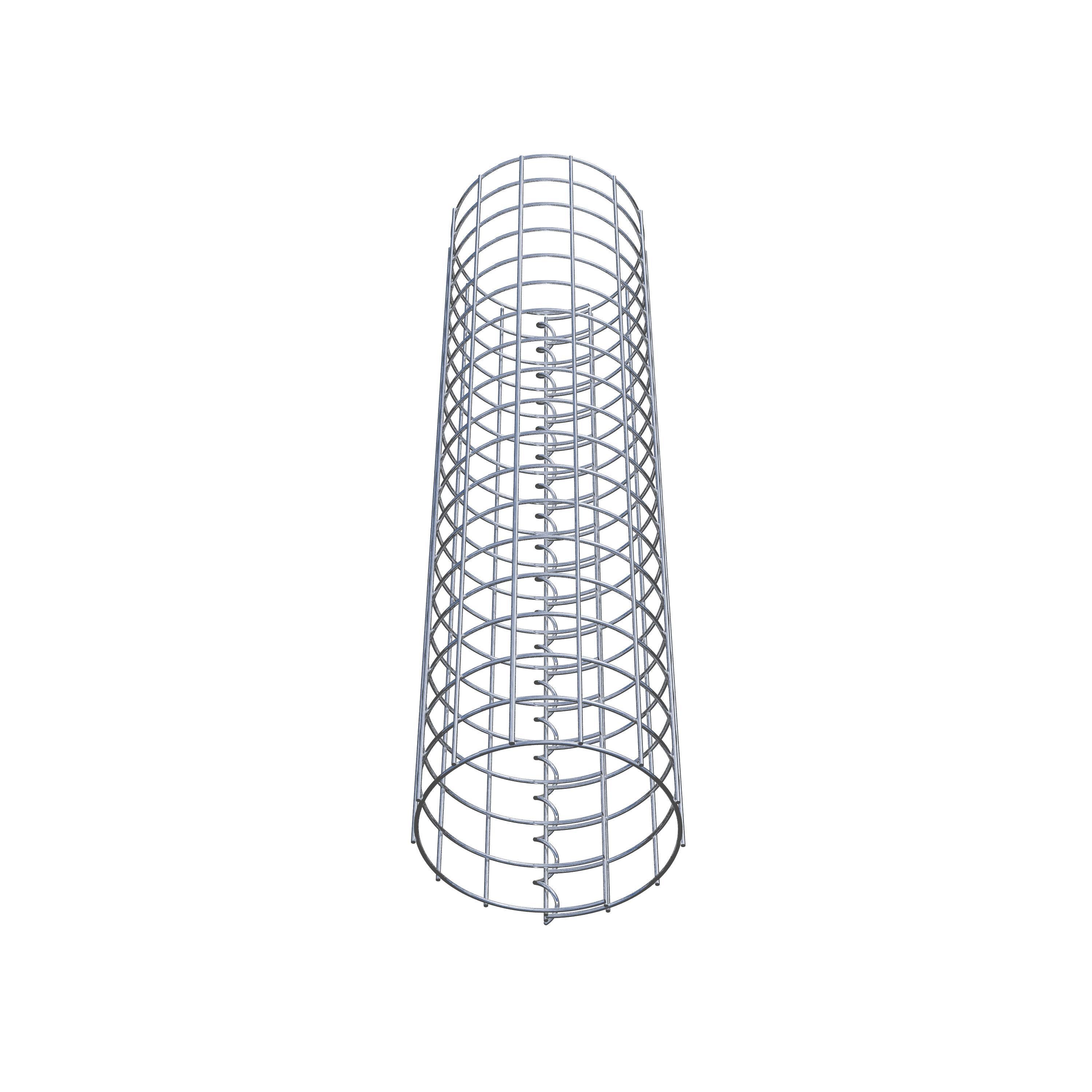 Gabionsøjle diameter 22 cm MW 5 x 5 cm rund