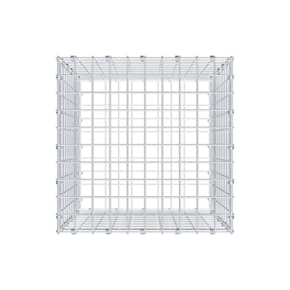 Gabion 50 cm x 50 cm x 50 cm (L x H x D), maskestørrelse 5 x 5 cm, spiralring