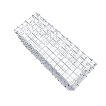 Gabion 80 cm x 40 cm x 30 cm (L x H x D), maskstorlek 5 x 5 cm, spiralring