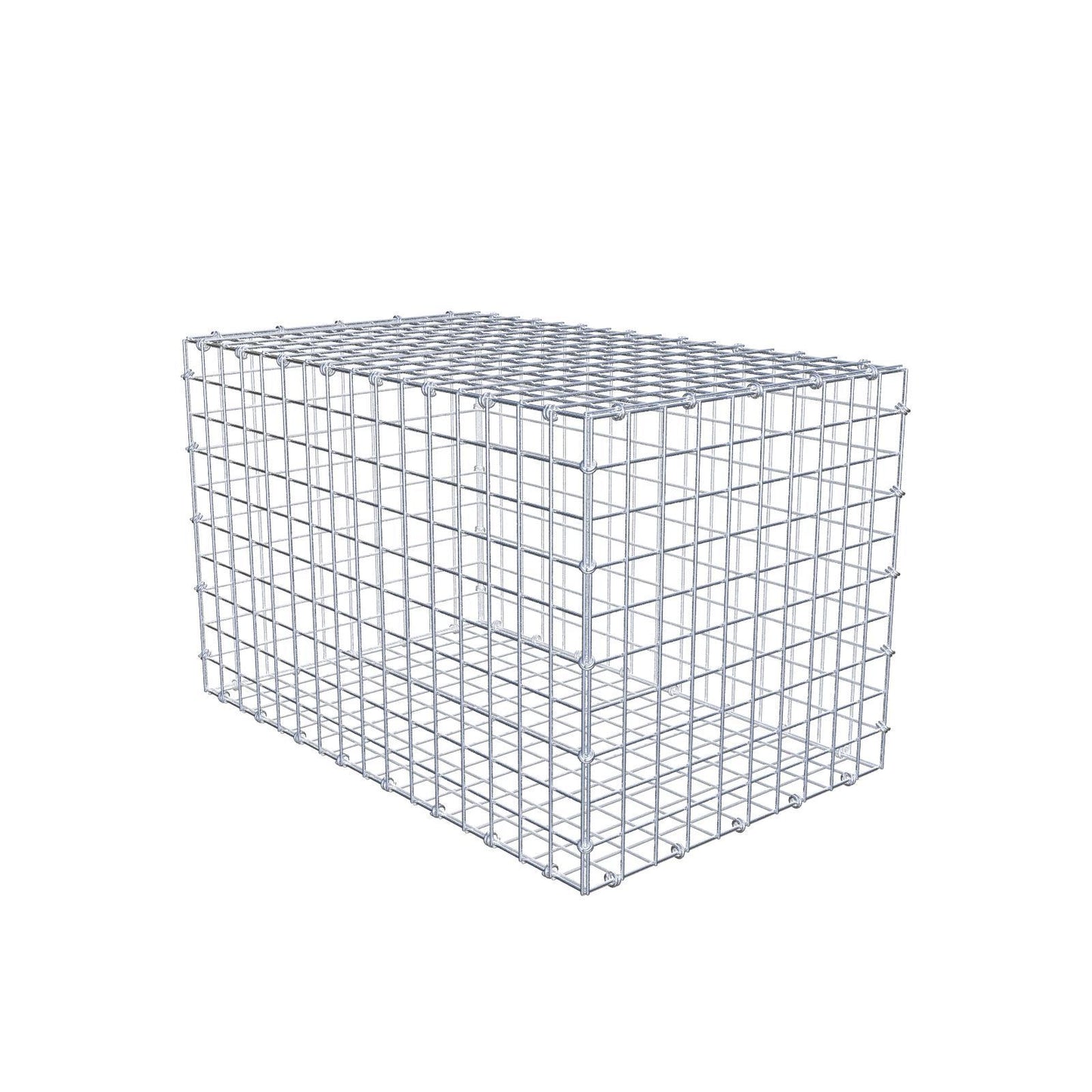 Gabion 80 cm x 50 cm x 50 cm (L x H x D), mesh size 5 x 5 cm, spiral ring