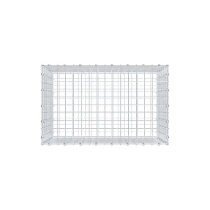 Gabion 80 cm x 50 cm x 50 cm (L x H x D), mesh size 5 x 5 cm, spiral ring