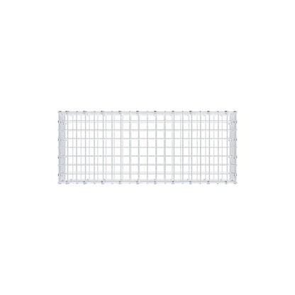 Gabion 100 cm x 20 cm x 40 cm (L x H x D), maskestørrelse 5 x 5 cm, spiralring