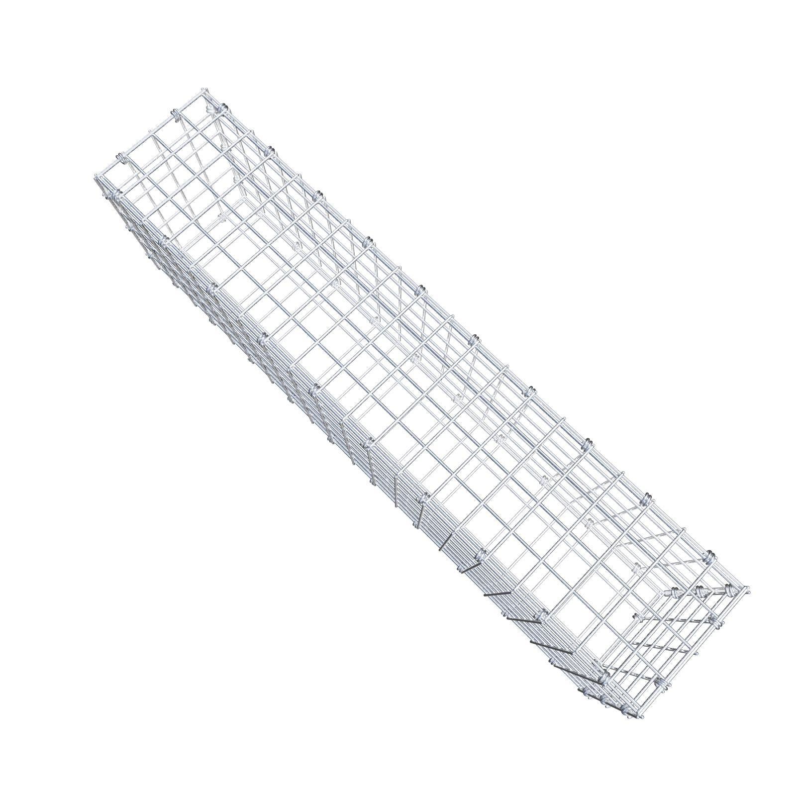 Gabbione 100 cm x 30 cm x 20 cm (L x H x P), maglia 5 x 5 cm, anello a spirale