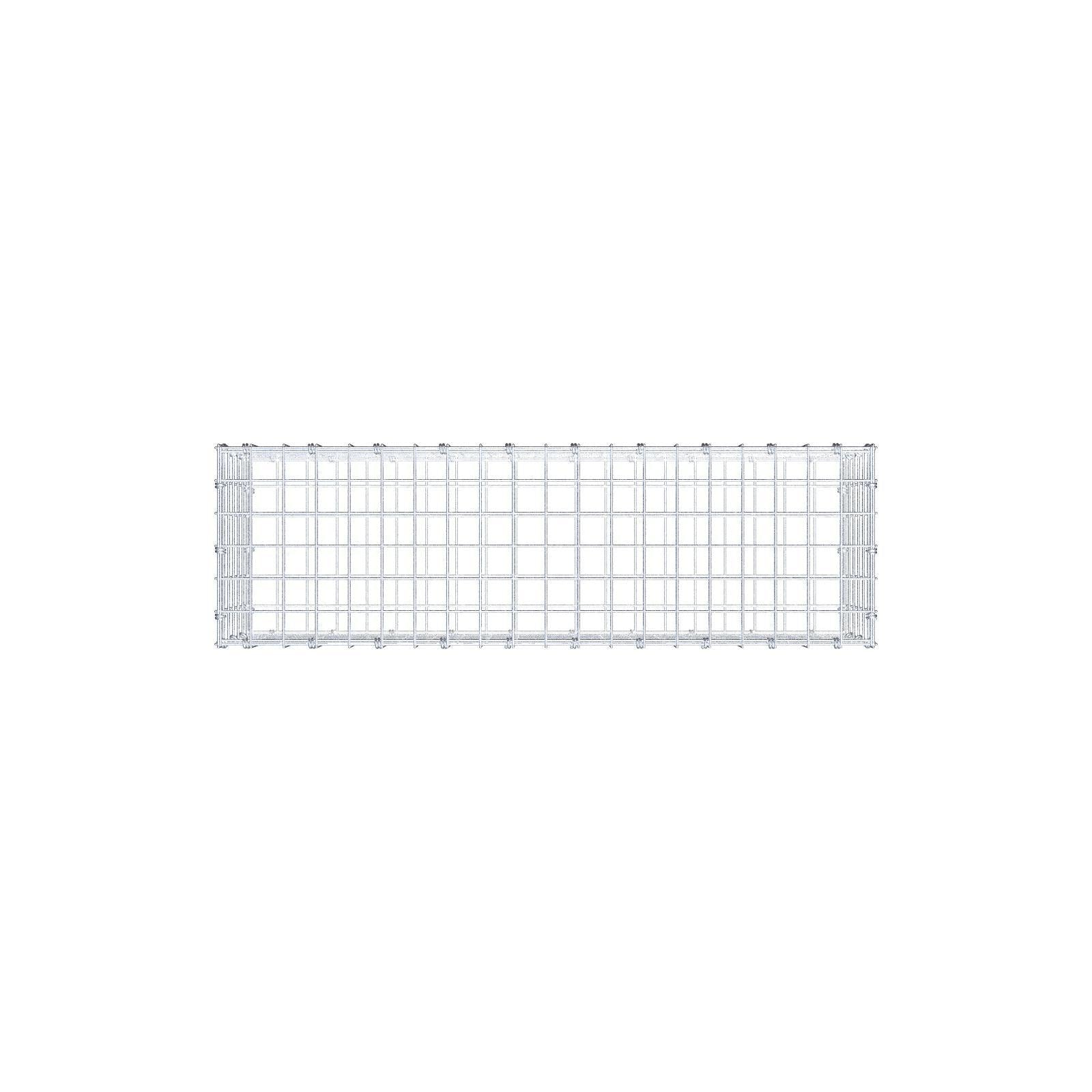Gabione 100 cm x 30 cm x 30 cm (L x H x T), Maschenweite 5 x 5 cm, Spiralring